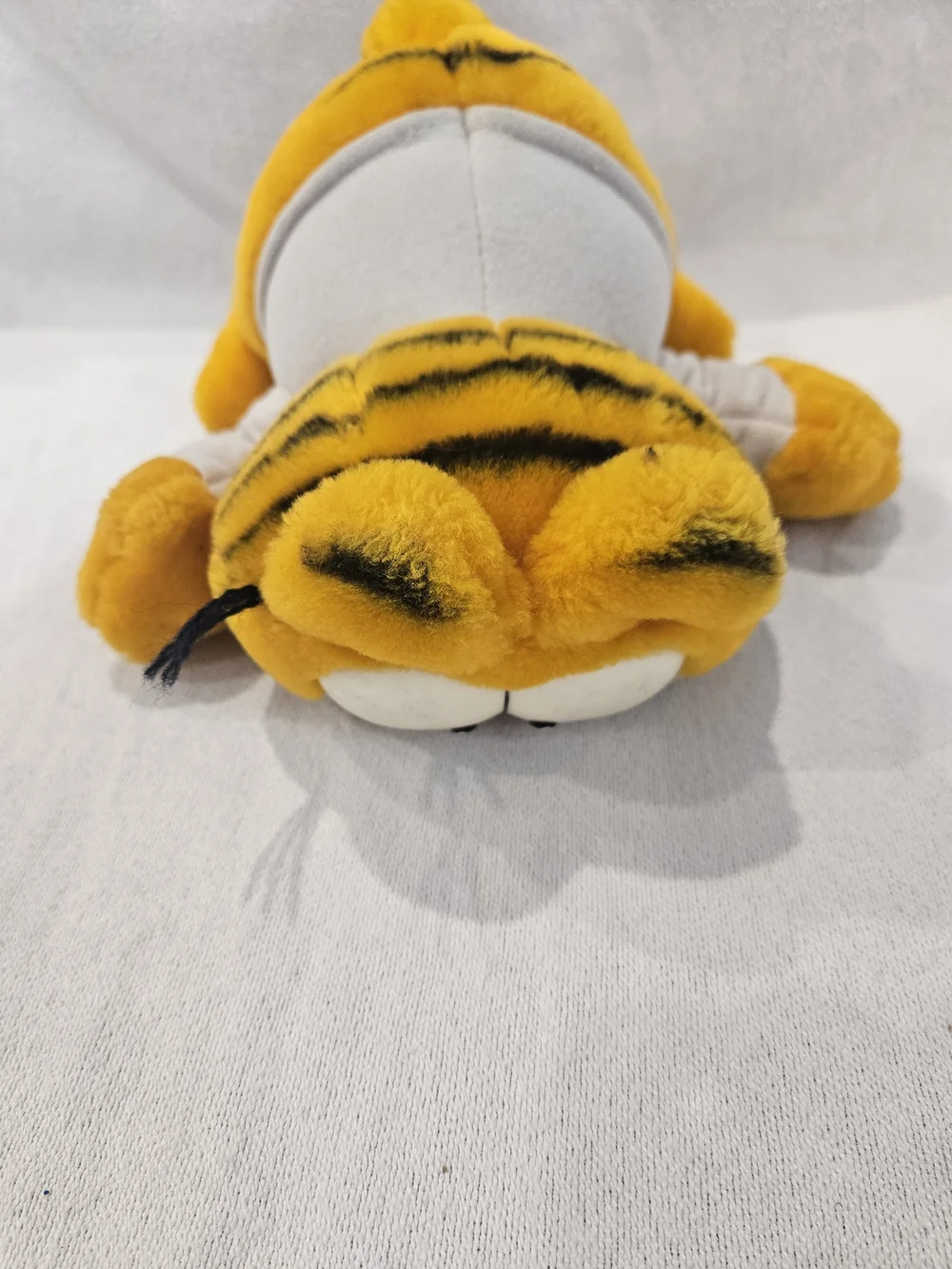Garfield - Plush Toy with 'WHY ME?' Shirt Vintage 1980s Dakin